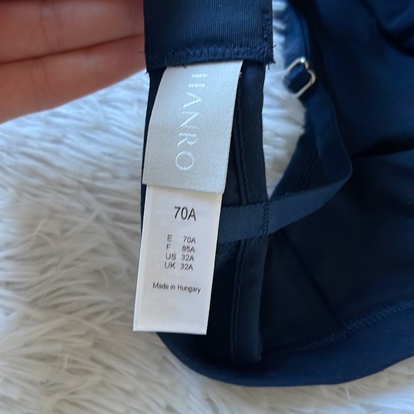 HANRO COTTON LACE WIRE-FREE BRA - Picture 5 of 5